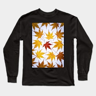 Acer Leaf Collage Long Sleeve T-Shirt